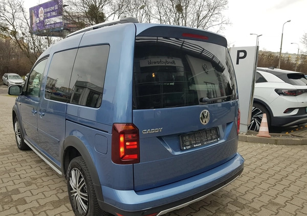 Volkswagen Caddy cena 86900 przebieg: 158930, rok produkcji 2018 z Chodzież małe 137